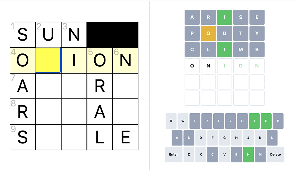 Crosswordle - 9 Alternatives to Wordle, including Lewdle, Quordle, & Crosswordle