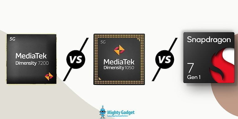 MediaTek Dimensity 7200 vs Dimensity 1050 vs Qualcomm Snapdragon 7 Gen 1 Specification Compared – A new mid-range chipset