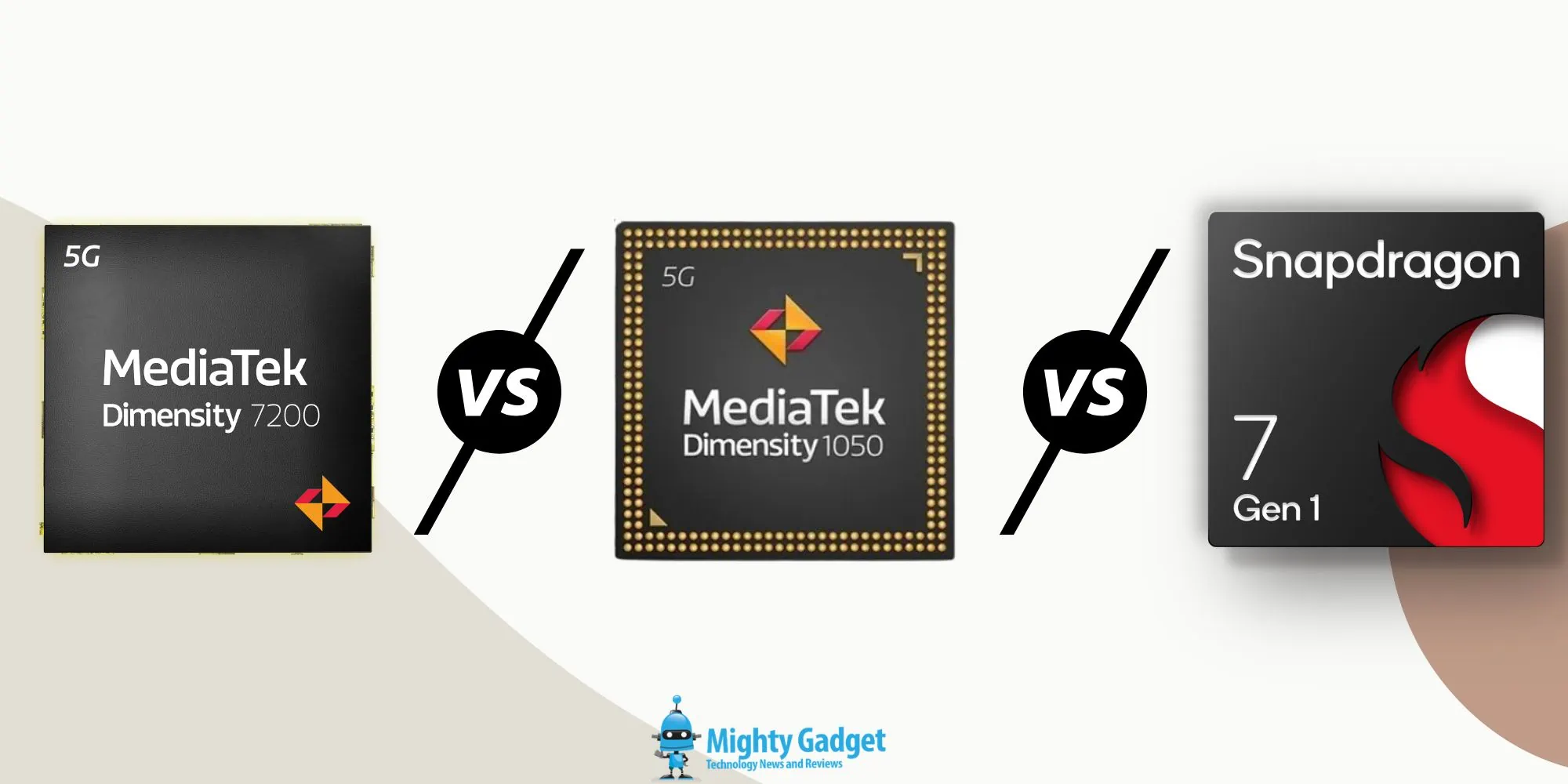 MediaTek Dimensity 7200 vs Dimensity 1050 vs Qualcomm Snapdragon 7 Gen 1 Specification Compared – A new mid-range chipset