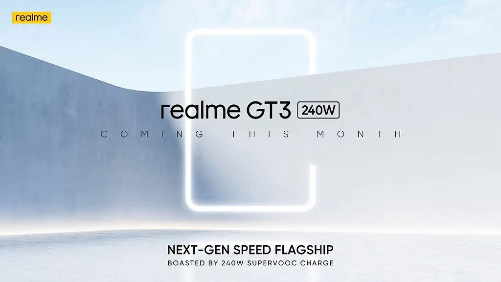 Realme GT3 - Realme GT Neo5 launched in China. Realme GT3 240W is coming to the UK / EU soon
