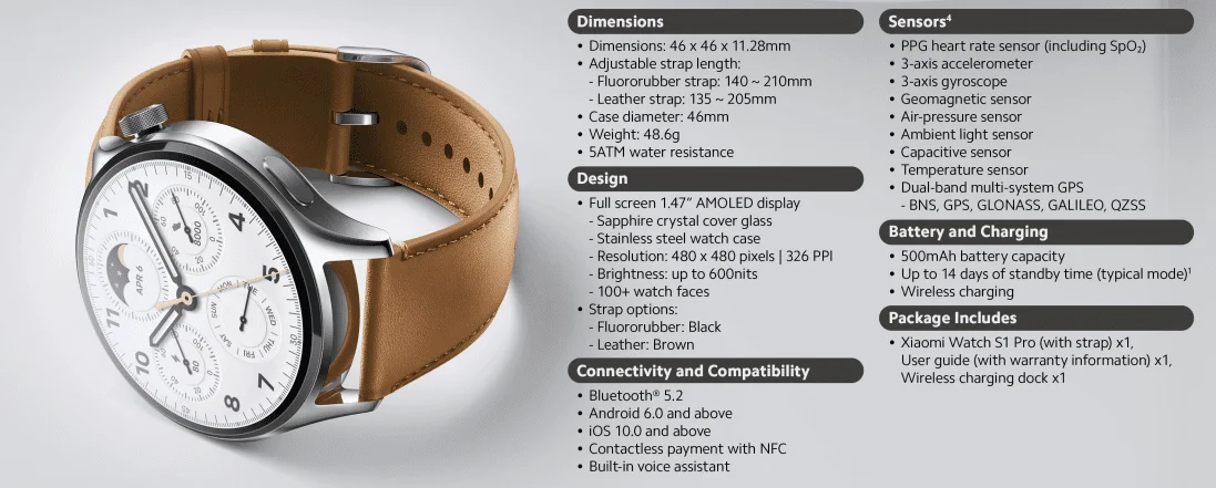 Xiaomi Watch S1 Pro - Xiaomi Watch S1 Pro Initial Impression Review – A premium construction to compete vs Huawei Watch GT 3 Pro