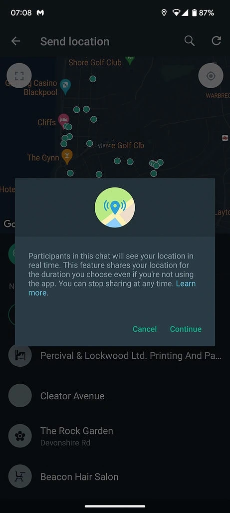 share Your Location1 - How to Share Your Location on the iPhone or Via Apps Such as WhatsApp, Telegram and Google Maps