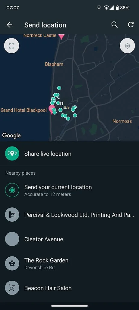 share Your Location13 - How to Share Your Location on the iPhone or Via Apps Such as WhatsApp, Telegram and Google Maps