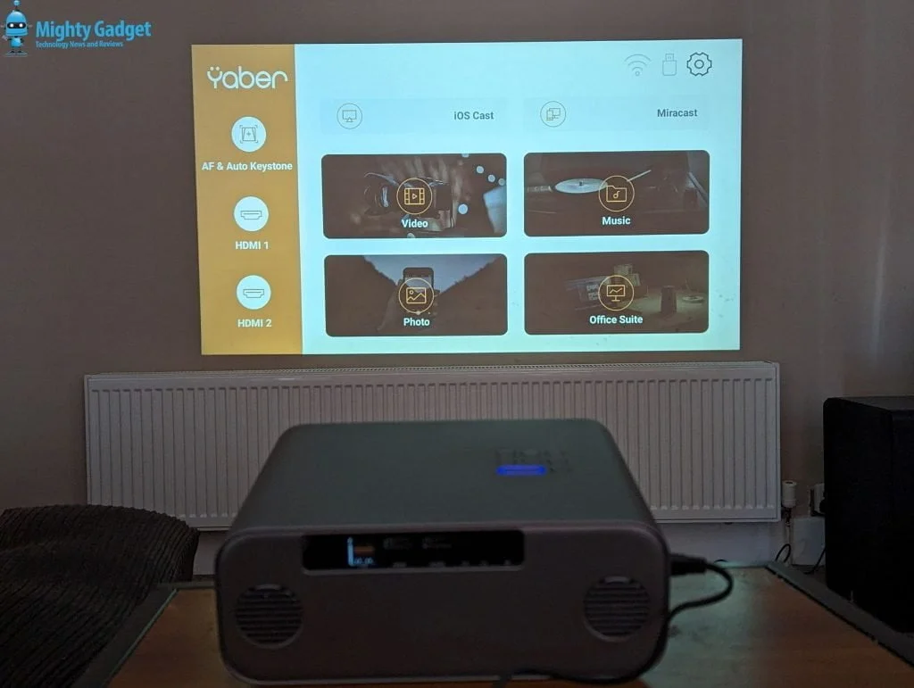 Yaber Pro V9 1080P Projector Mighty Gadget Review2 - Yaber Pro V9 1080P Projector Review vs Yaber V10 & Ace K1