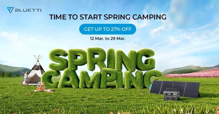 Get Ready for Spring Camping at BLUETTI Spring Sale