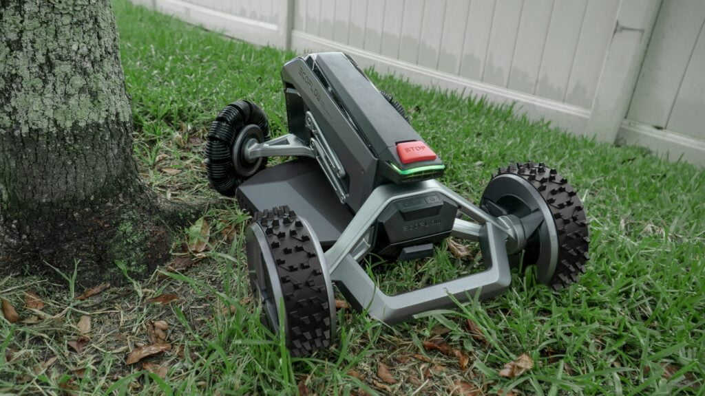 BLADE Over Barriers1 - EcoFlow Blade robotic lawn-sweeping mower launched for £2,699