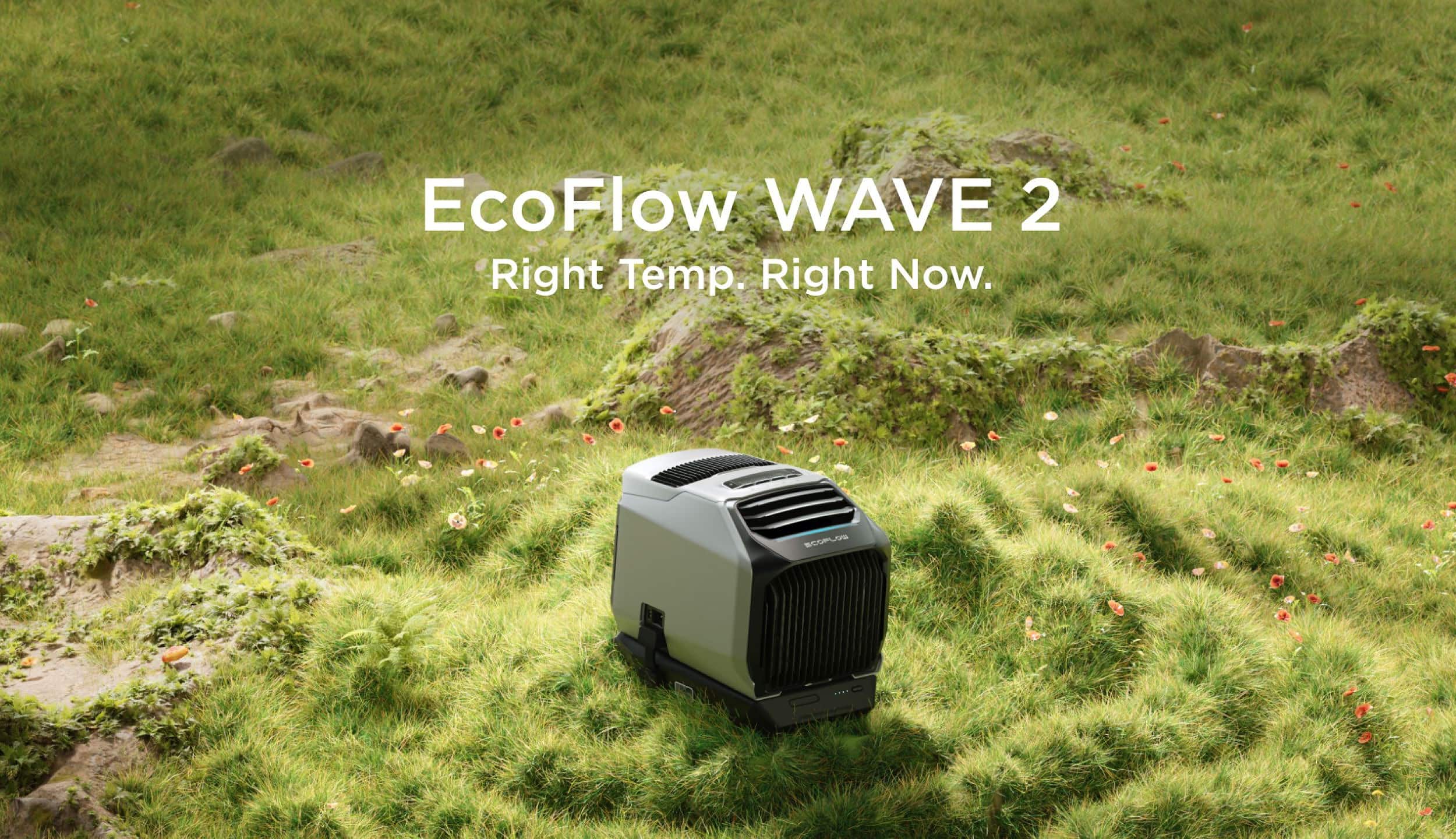 EcoFlow Wave 2 Portable Air Con for Off-Grid Living Launched for £1049 – Add on battery priced at £799