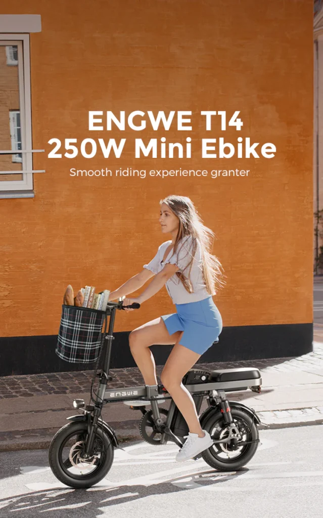 Engwe t14 rider hight - Engwe T14 Mini Foldable Electric Bike City E-bike Review - Can a £499 e-bike be good?