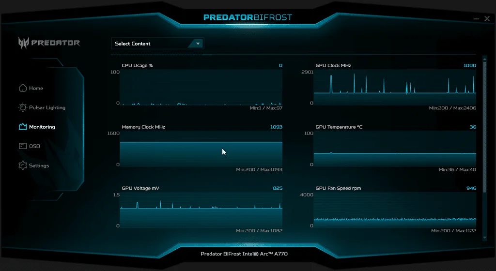 PredatorBifrost Cr61C8XU3H - Acer Predator BiFrost Intel Arc A770 16GB OC Graphics Card Review