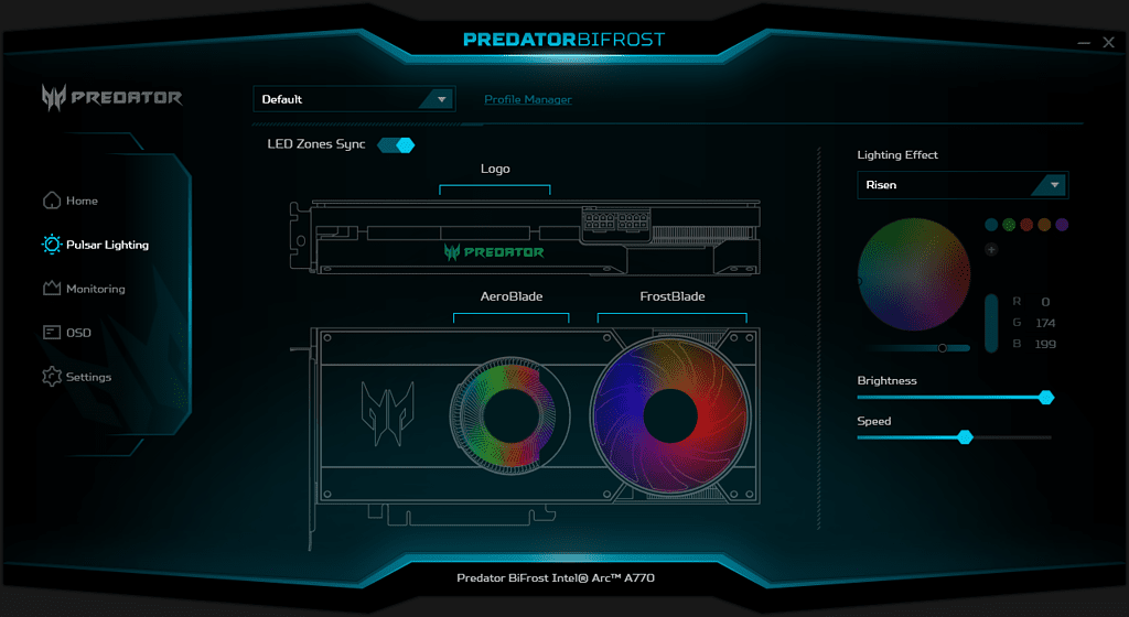 PredatorBifrost MSdM9FKjfR - Acer Predator BiFrost Intel Arc A770 16GB OC Graphics Card Review