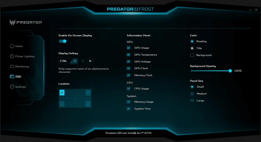 PredatorBifrost UAt9u9DMNj - Acer Predator BiFrost Intel Arc A770 16GB OC Graphics Card Review