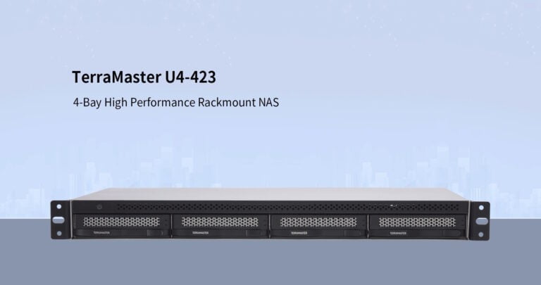 TerraMaster U4-423 4-bay Short Depth Rackmount NAS Launched Priced at £600