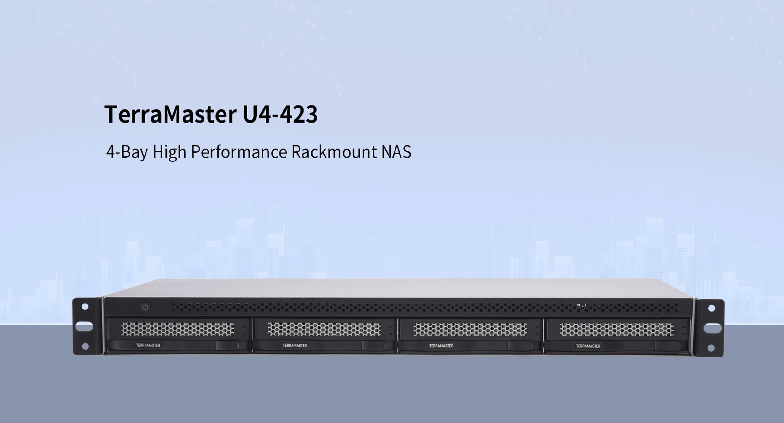TerraMaster U4-423 4-bay Short Depth Rackmount NAS Launched Priced at £600