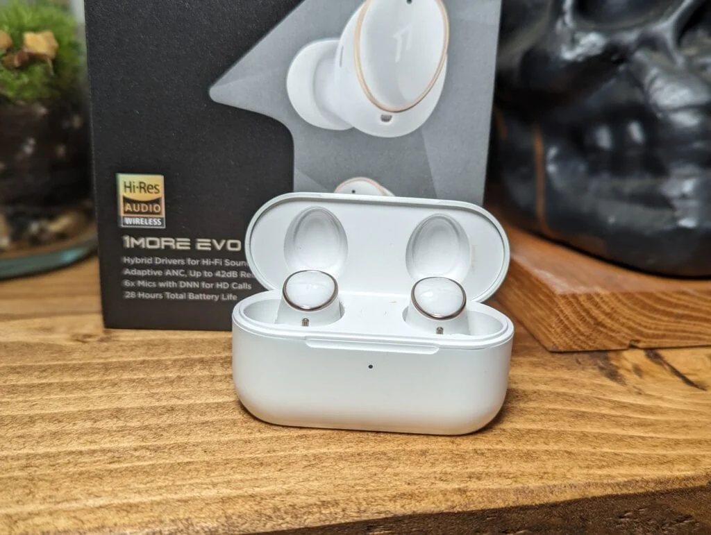 1More Evo Review case with earbuds inside - 1More Evo Review – High spec & affordable true wireless ANC earbuds