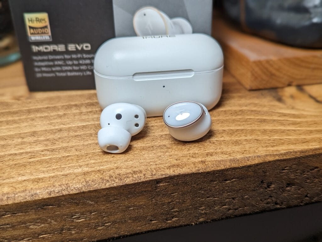 1More Evo Review earbuds design and shape - 1More Evo Review – High spec & affordable true wireless ANC earbuds