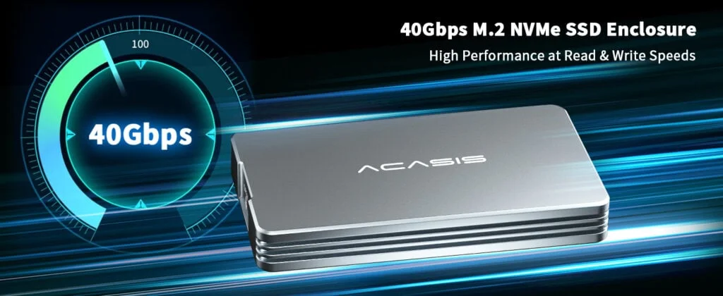 Acasis TBU401 - Best USB4 NVMe Enclosures: M.2 SSD Drives with 40Gbps Speeds