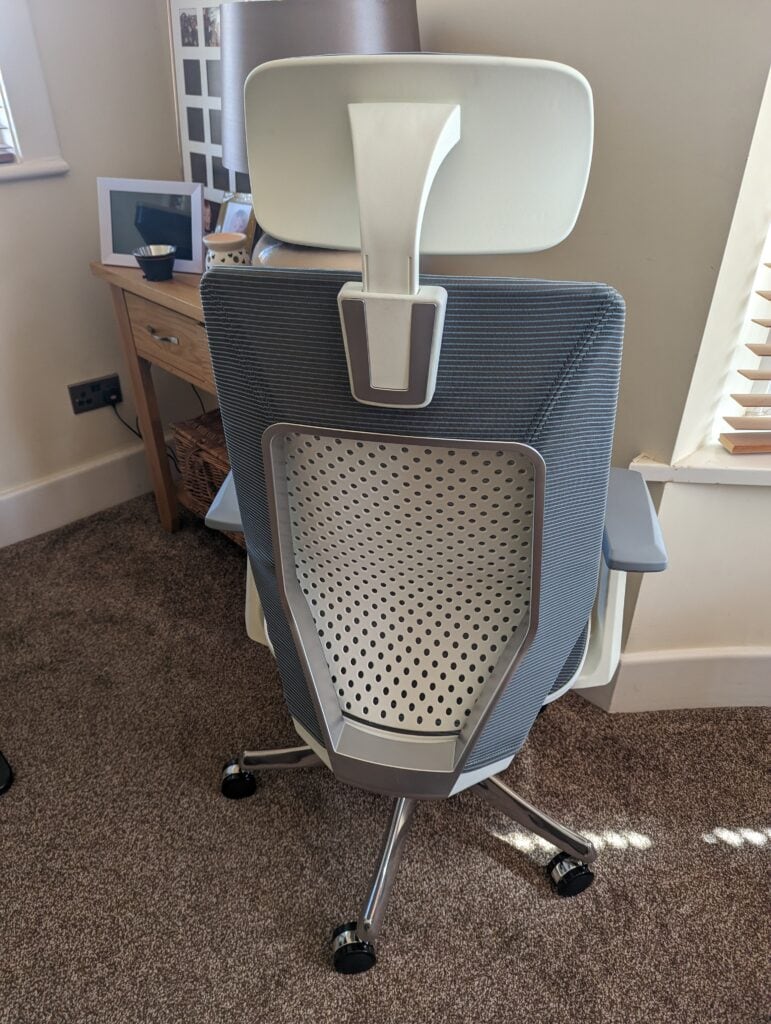 Flexispot BS11 Pro Chair Mesh Chair Review assembled back view - Flexispot BS11 Pro Chair Mesh Chair Review – Well worth the extra vs the BS9