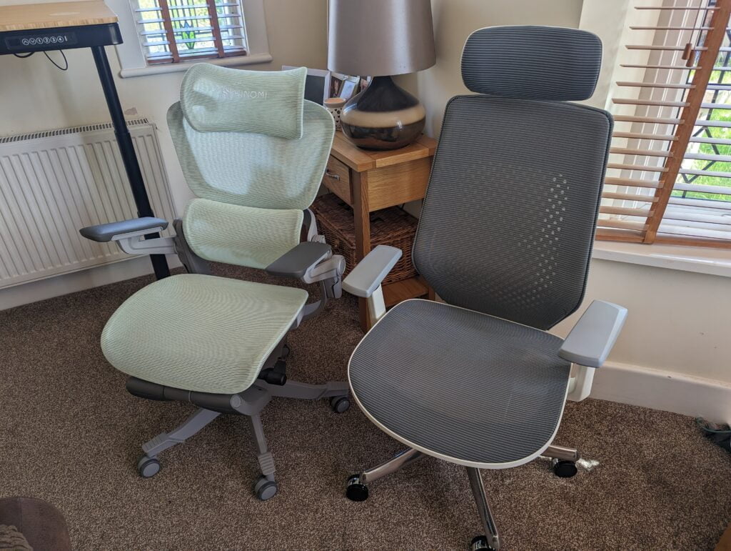 Flexispot BS11 Pro Chair Mesh Chair Review vs Hinomi H1 Pro front - Flexispot BS11 Pro Chair Mesh Chair Review – Well worth the extra vs the BS9