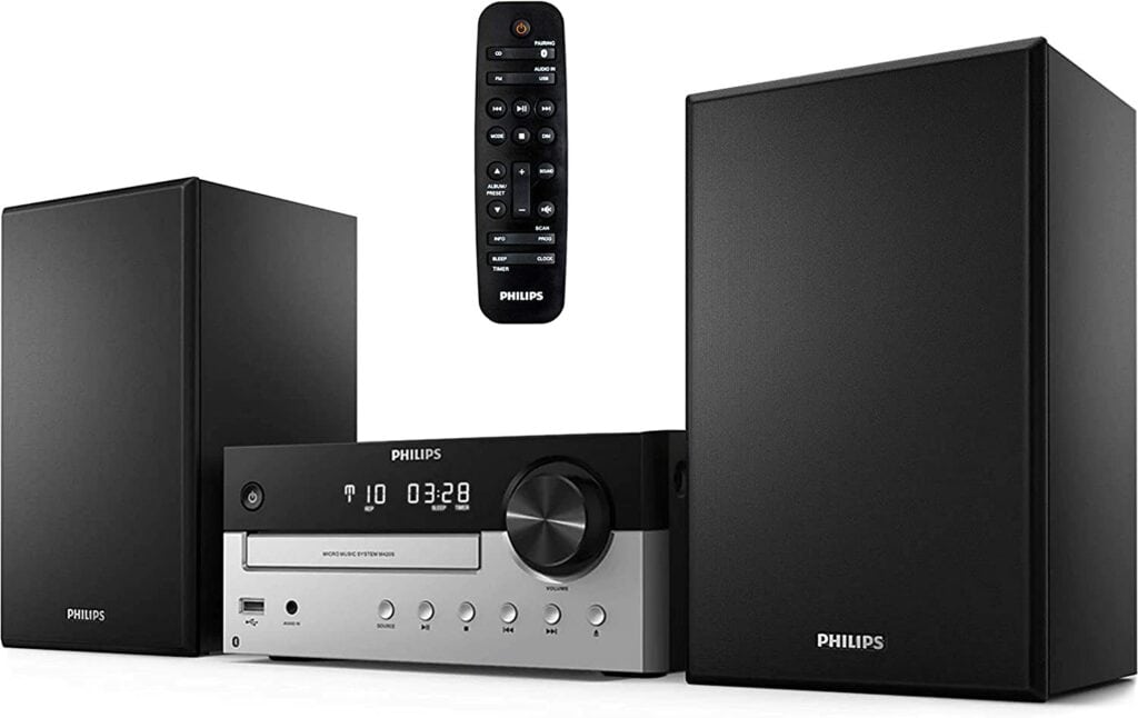 Philips 1268 Bluetooth Stereo System - Best Bookshelf Stereo System 2023