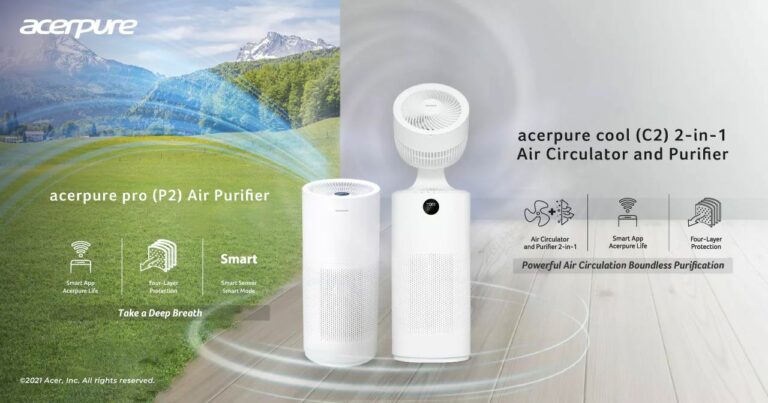 Acer Acerpure Air Pro P2 & Cool C2 2in1 Purifiers Now Available in UK