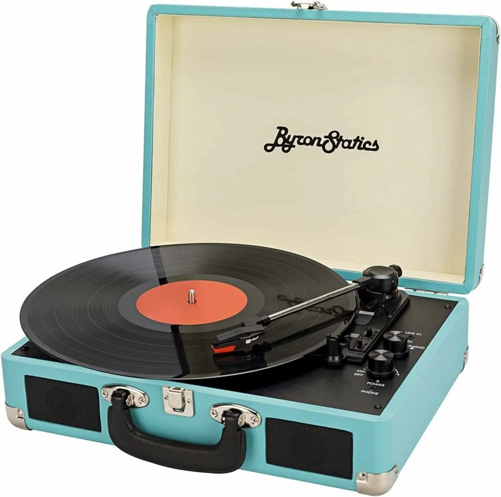ByronStatics Vinyl Record Player - Best Turntable Under 100