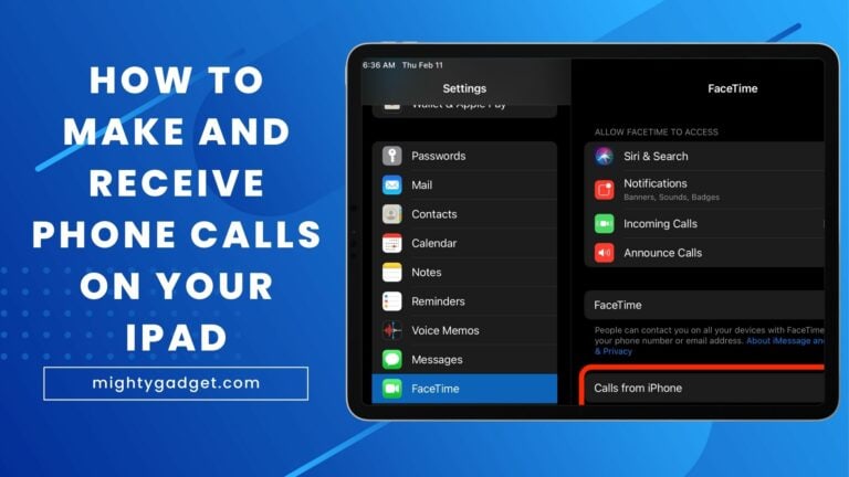 How to Make and Receive Phone Calls on Your iPad
