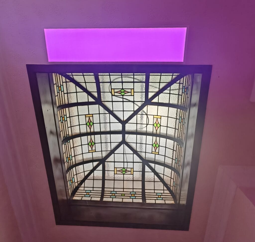 Philips Hue Surimu Rectangle Panel Review purple light - Philips Hue Surimu Rectangle Panel Review – A perfect alternative to expensive smart GU10 downlights  