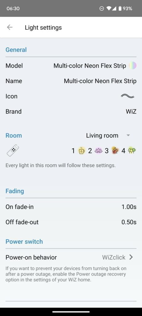 WiZ V1 App 3 - Wiz Neon Flex Strip Review vs Twinkly Flex & Hue Gradient