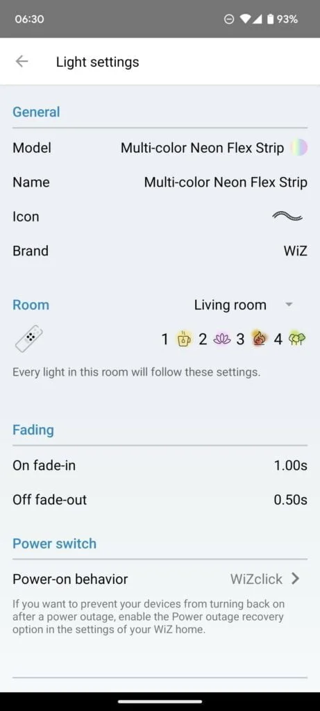 WiZ V1 App 3 - Wiz Neon Flex Strip Review vs Twinkly Flex & Hue Gradient