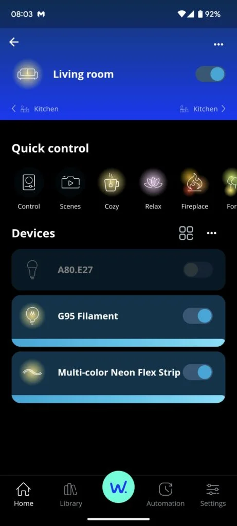 WiZ V2 App - Wiz Neon Flex Strip Review vs Twinkly Flex & Hue Gradient