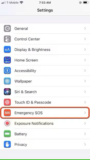 emergency sos 1 - What is Emergency SOS & How to Turn Off Emergency SOS on Your iPhone / Apple Warch?