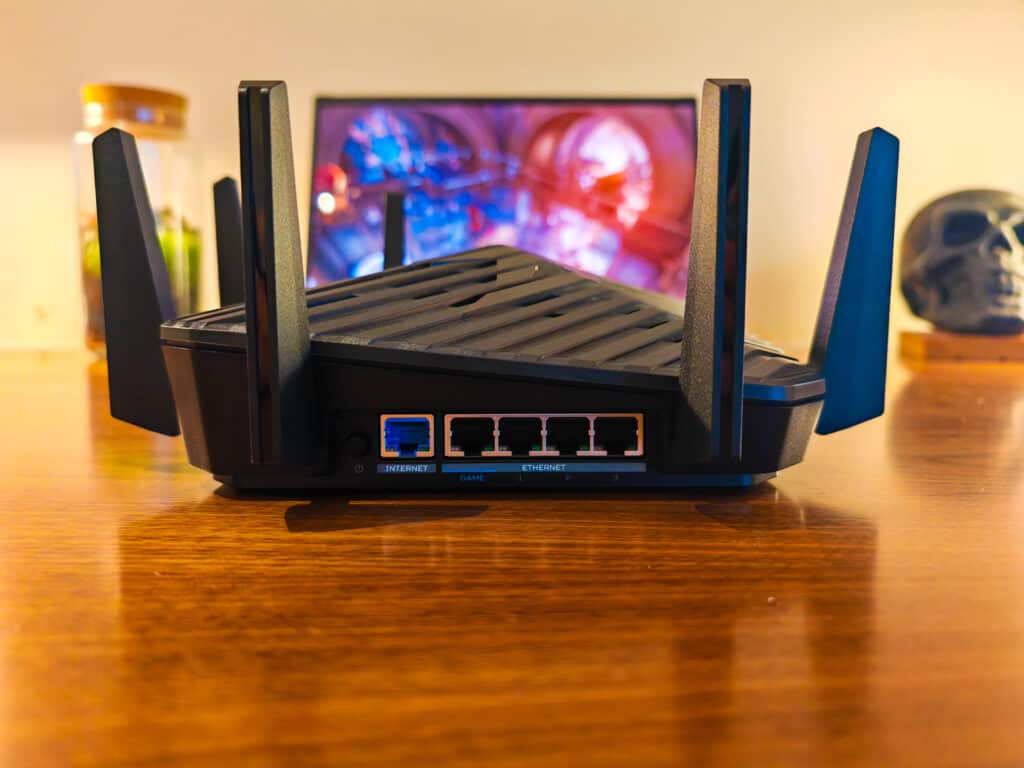 Acer Predator Connect W6 Wi Fi 6E Router Review LAN and WAN ports - Acer Predator Connect W6 Wi-Fi 6E Router Review