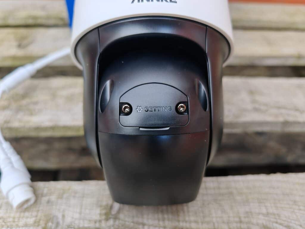 Annke NightChroma NCPT500 Review MicroSD slot - Annke NightChroma NCPT500 Review – 3K Pan Tilt PoE Security Camera with Colour Night Vision