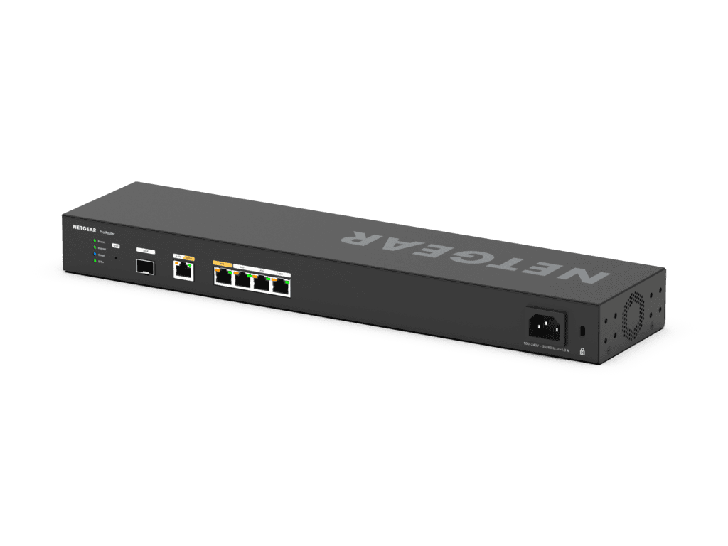 PR60X wShadow BackLeft 4Feb23 - Netgear PR60X Pro 10G/2.5G Dual-WAN Router Announced for £669.99