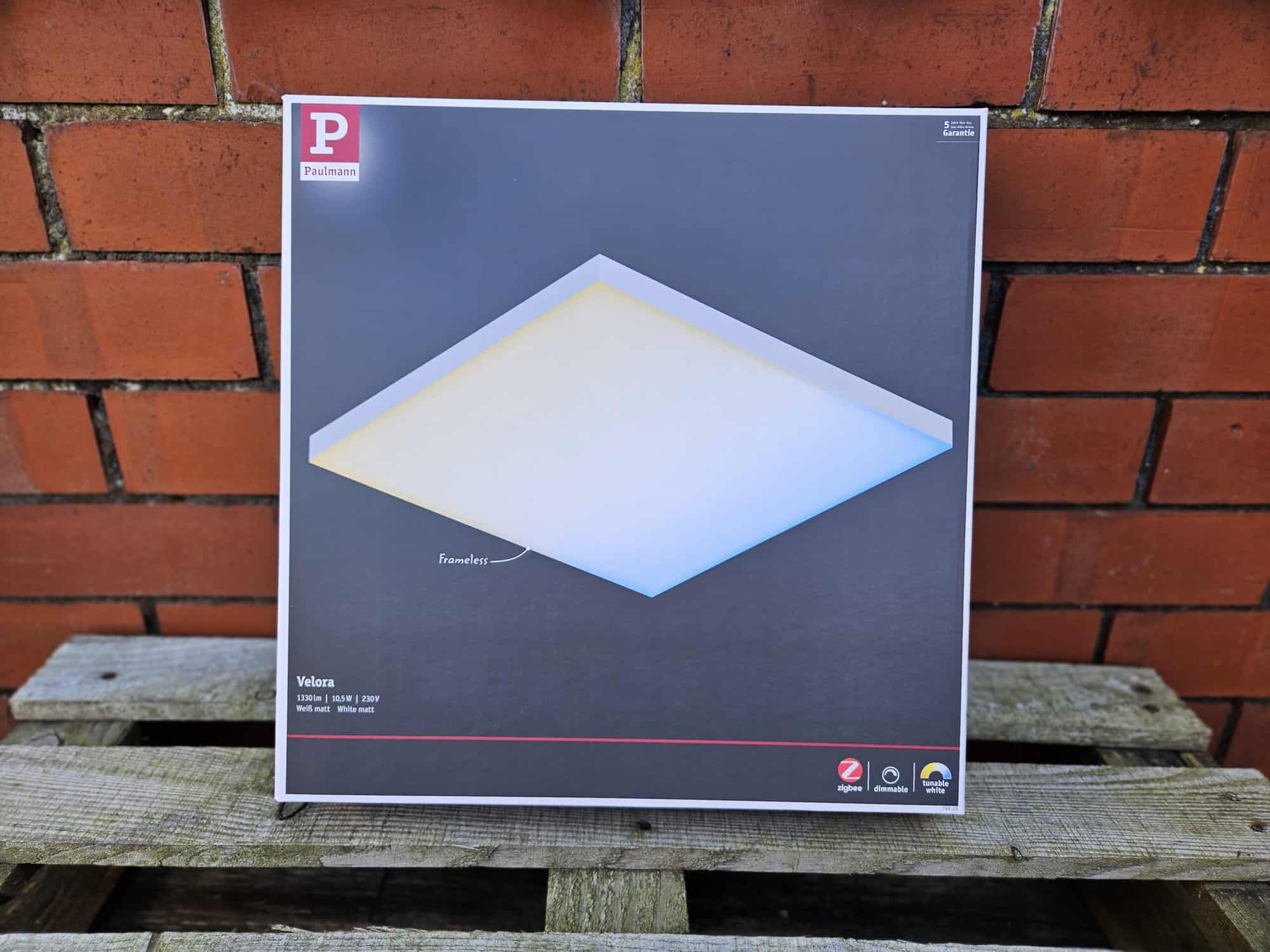 Paulmann Velora Zigbee Smart LED Panel Review: Tunable White Dimmable 1100lm Panel that works with Philips Hue