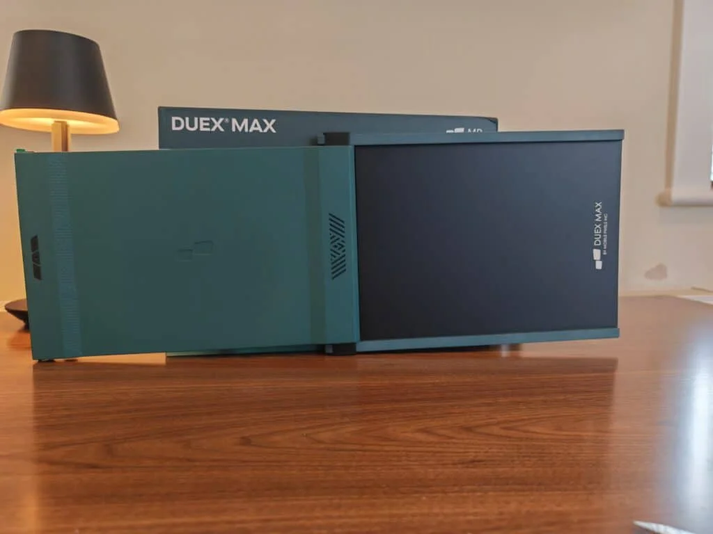 Mobile Pixels Duex Max Portable Monitor Review Hard Plastic Deisgn - Mobile Pixels Duex Max Portable Monitor Review: Improved design vs Trio & Ideal For Working When Travelling
