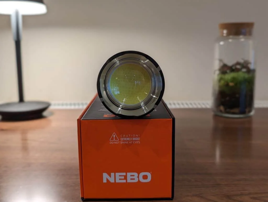 Nebo Davinci 18000 Lumen Flashlight LED and reflector - NEBO Davinci 18000 Lumen Flashlight Review