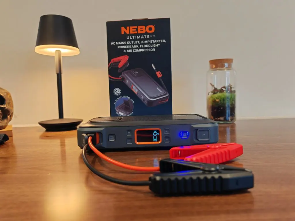 Nebo Ultimate Multi Voltage Power Pack Jump Starter - Nebo Ultimate Multi Voltage Power Pack Review – An innovative power bank with a 1500A jump start, 130psi air compressor, AC outlet, USB ports and floodlight