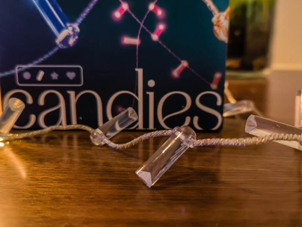Twinkly Candies Review Candle shape - Twinkly Candies Review - USB-C power makes these smart string lights much more versatile for holiday decorations