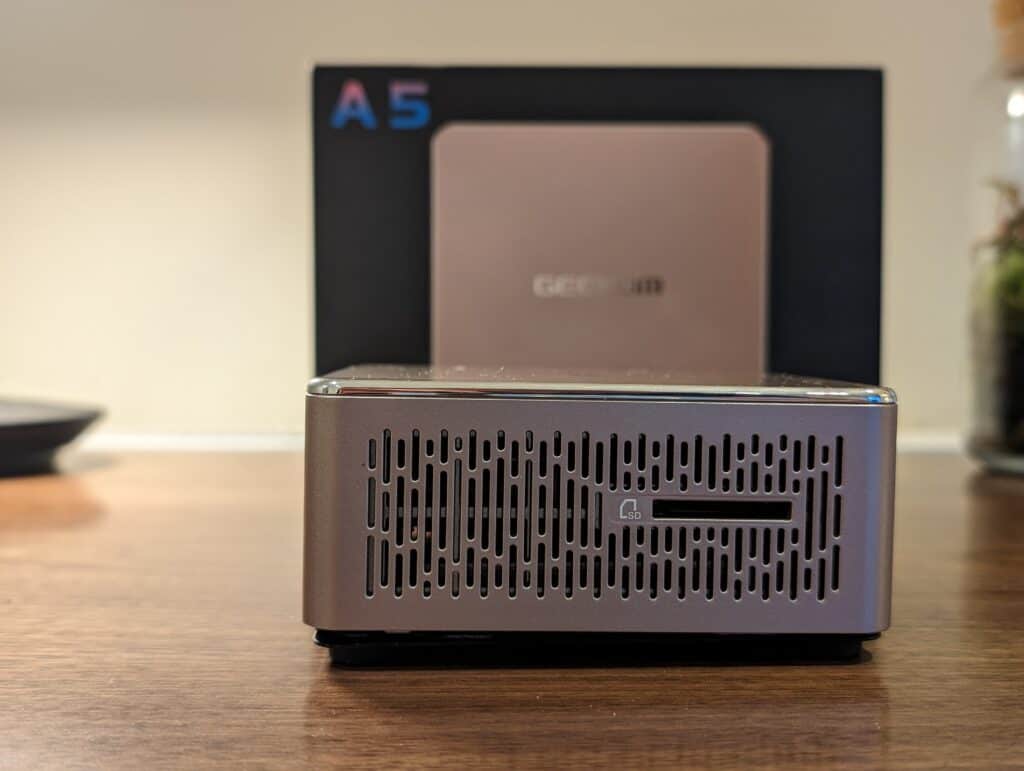 Geekom A5 Mini PC Review SD Card Reader - Geekom A5 Mini PC Review: An affordable NUC with AMD Ryzen 7 5800H