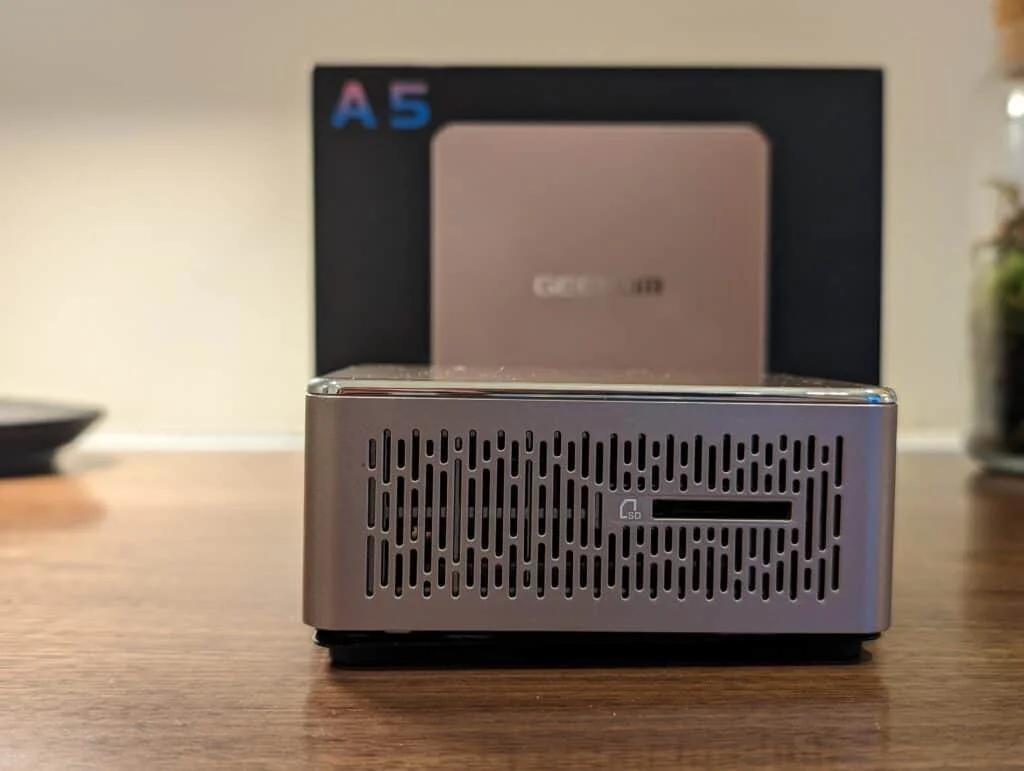 Geekom A5 Mini PC Review SD Card Reader - Geekom A5 Mini PC Review: An affordable NUC with AMD Ryzen 7 5800H
