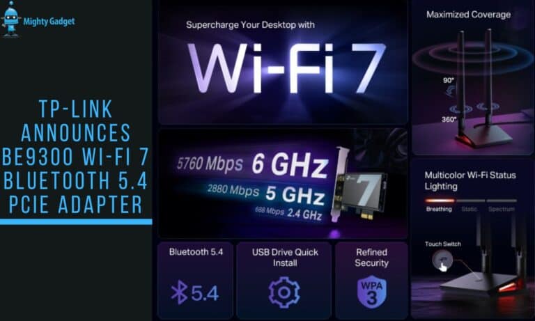 TP-Link Showcases Latest Wi-Fi 7 Products at CES Including BE9300 Wi-Fi 7 Bluetooth 5.4 PCIe Adapter