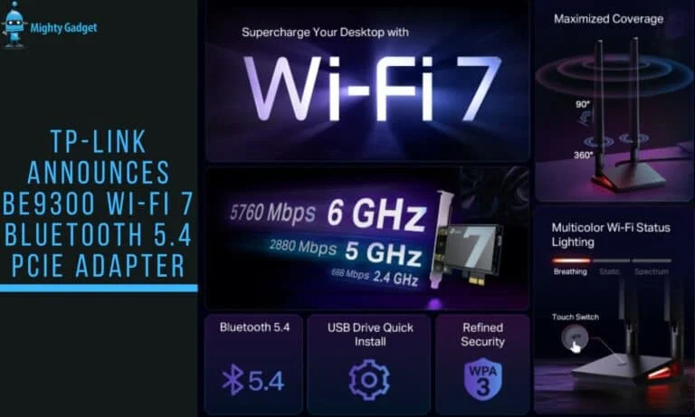 TP-Link Showcases Latest Wi-Fi 7 Products at CES Including BE9300 Wi-Fi 7 Bluetooth 5.4 PCIe Adapter