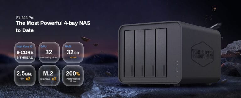 TerraMaster Unveils Most Powerful 4-Bay NAS Yet with F4-424 Pro