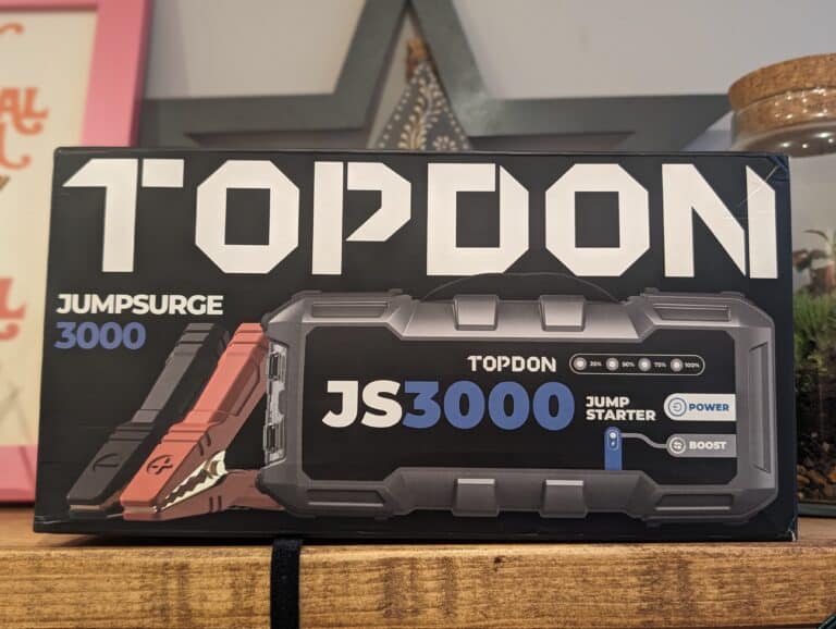 Topdon JS3000 Jump Starter Review – 3000A peak output, with 24000mAh batter & power bank functionality