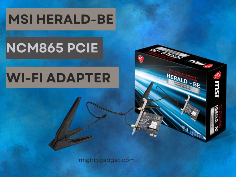 MSI Herald-BE NCM865 PCIe Adapter Brings Wi-Fi 7 to AMD Computers with Quectel / Qualcomm NCM865 Module