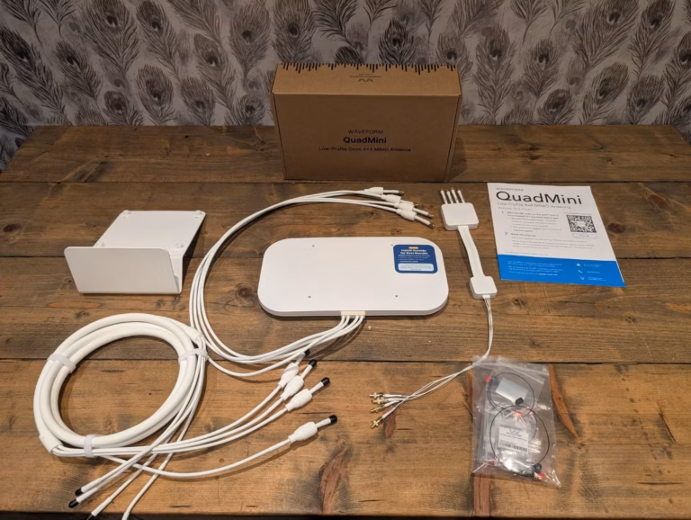 Waveform QuadMini Review – External 4×4 MIMO 4G/5G Antenna for Routers