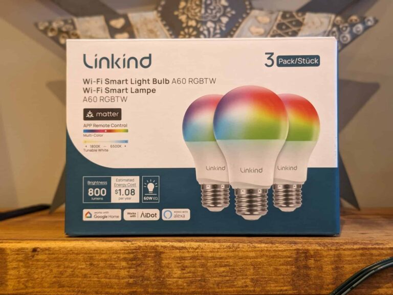 AiDot Linkind Matter A19 Smart Light Bulb Review: Cheap RGBW E27 Smart Bulbs for Home Assistant