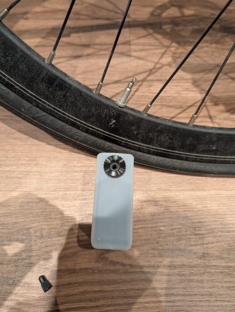 Cycplus AS2 Electric Bike Pump Review - AS2 vs AS2 Pro vs AS2 Pro Max vs CO2 Cartridges 10 Cyclplus AS2 Inflating Presta 2 771x1024 1 1