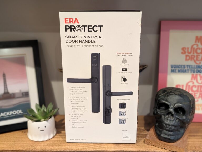 ERA Protect Smart Universal Door Handle Review – Smart Lock With Fingerprint Reader & NFC Tags